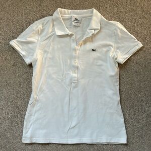 Lacoste polo white